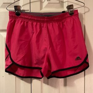 Adidas Hot Pink Athletic Shorts- Size Small